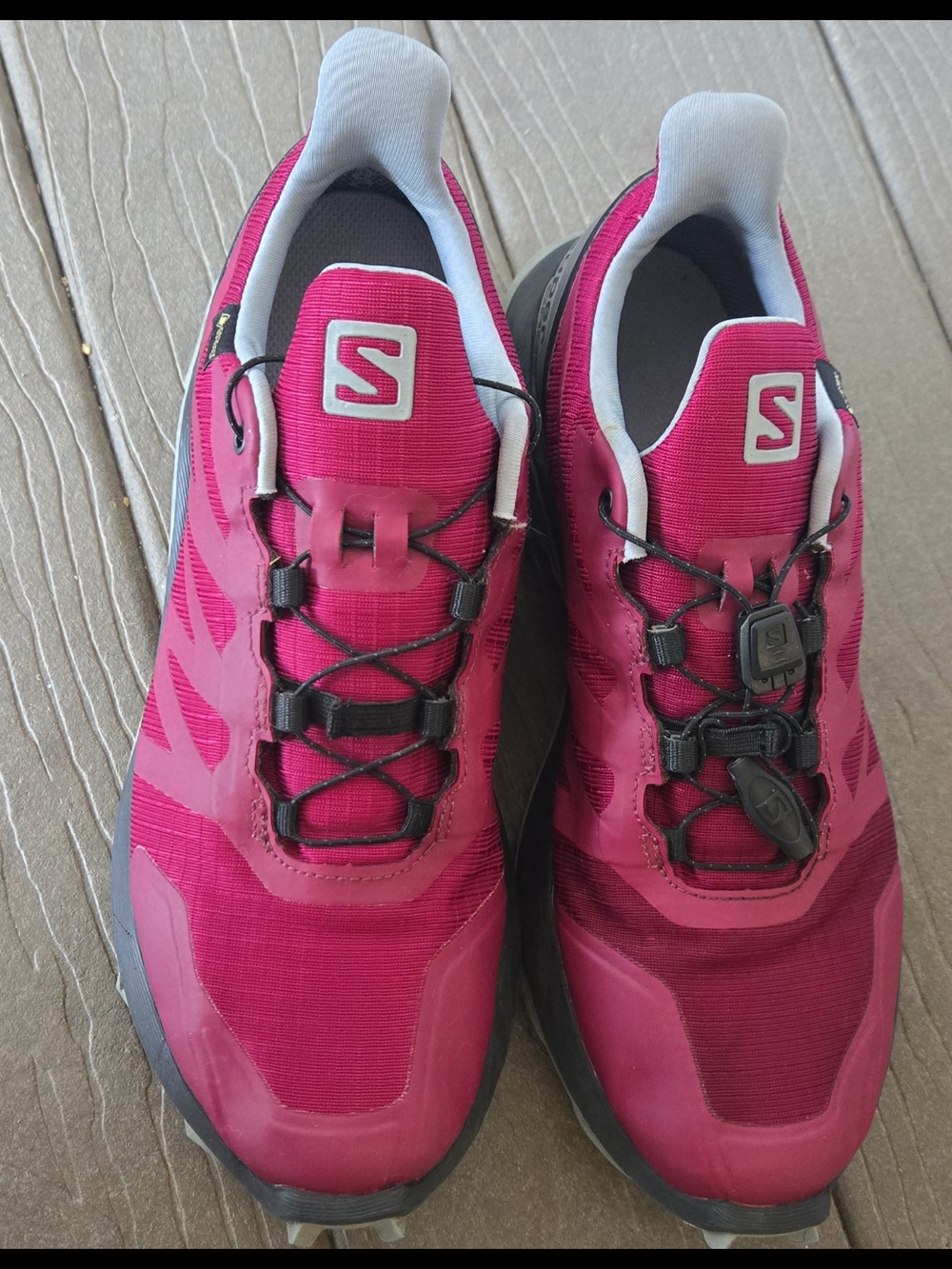 Salomon Women's Bright Pink Supercross Goretex Trail Shoes